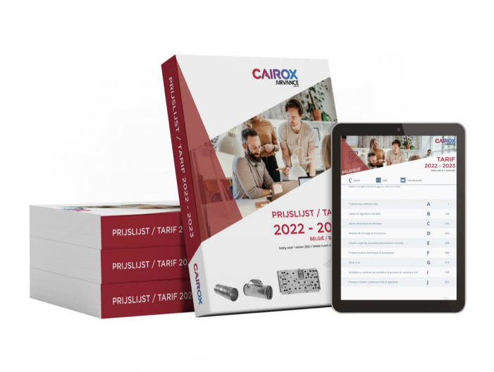 Cairox catalogue price list